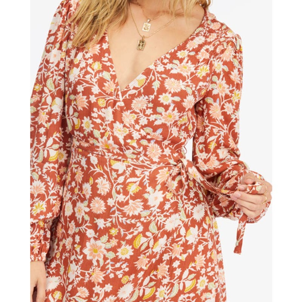 Billabong Spring Romance Tropical Floral Mini Dress - Picture 2 of 12